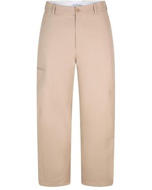 Givenchy Giv Logo Workwear Cargo Trousers - Natural