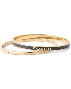 COACH Duo Bangle Set - Grey