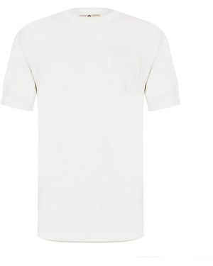 Nigel Cabourn Nigel Cab Milt Tee 2 Sn33 - White