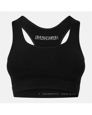 Balenciaga Unlined Non Wired Scoop Bralette - Black