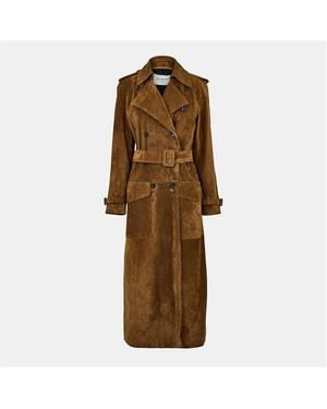Saint Laurent Trench Coat - Brown