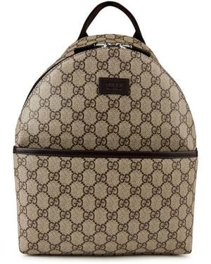 Gucci Lgo Backpack - Brown