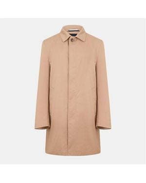 BOSS H Jared Carcoat Overcoat - Natural
