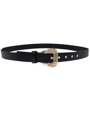 Versace Jeans Couture Donna Buckle Belt - Black