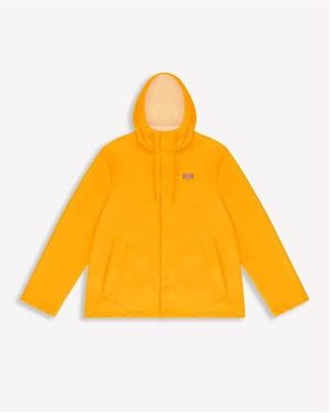 HUNTER Izzy Short Weather-Resistant Rain Anorak - Metallic