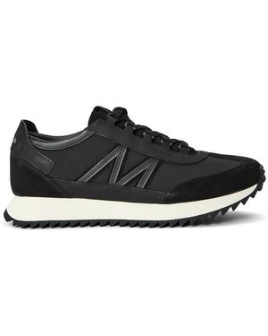 Moncler Clear Sole Trainers - Black