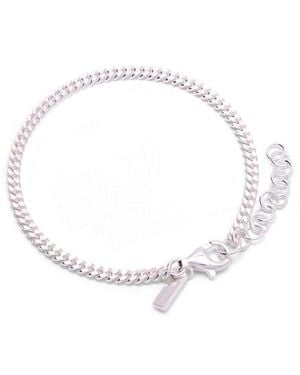 Common Lines Mini Cuban Link Bracelet - White