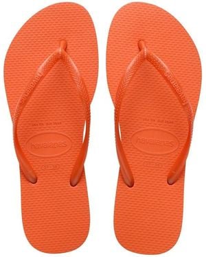 Havaianas Slim Flip Flops - Orange