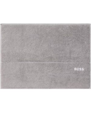 HUGO Plain Bath Mat - Grey