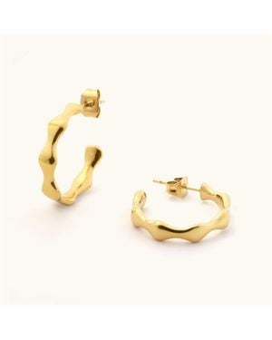 D.Louise Bamboo Hoops - Metallic