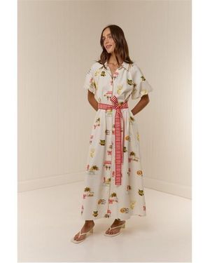 Palm Noosa Palm No Marla Dress Ld61 - Natural