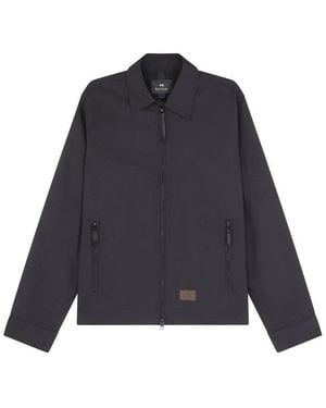 Paul Smith Zipped Harrington Jacket - Blue