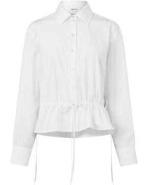 McQueen Alex Drawstring Shrt Ld63 - White