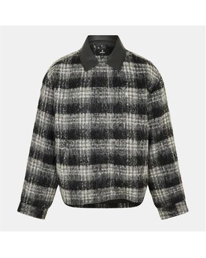 Represent Two-Way Zip Overshirt - Grey