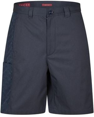 Gucci Twill Shorts Sn61 - Blue