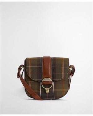 Barbour Elm Tartan Crossbody Bag - Brown