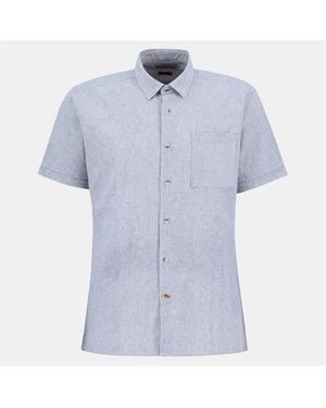 Barbour Tindale Striped Short Sleeve Shirt - Blue