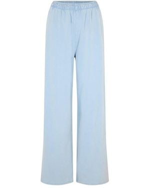 Acne Studios Felin Open Hem Fleece Joggers - Blue