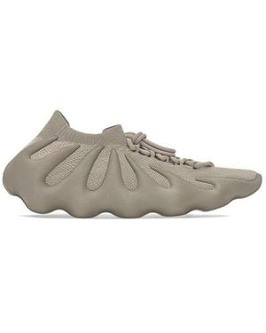 Yeezy 450 Stone Flax Sock-Style Ankle Comfort Trainers - Grey
