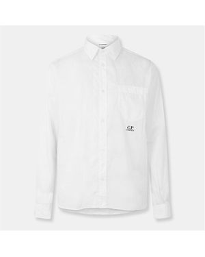 C.P. Company Long Sleeve Shirt - White