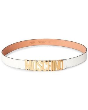 Moschino Leather Belt - Brown