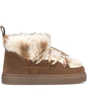 Inuikii Teddy Low Textured Low-Cut Snug Boots - Brown