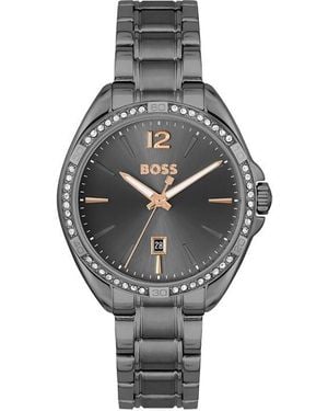 BOSS Felina Ip Bracelet Watch - Metallic