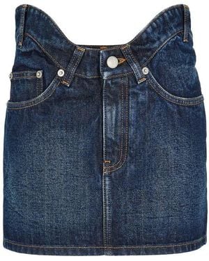Jean Paul Gaultier Mini Skirt - Blue