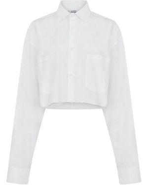Vetements Monogram Long-Sleeve Patterned Shirt - White