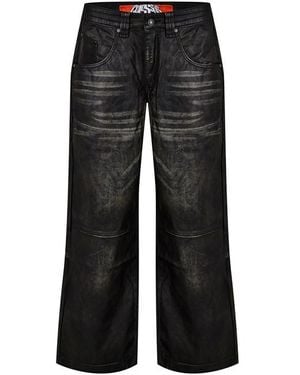 Jaded London Ash Faux Leather Colossus - Black