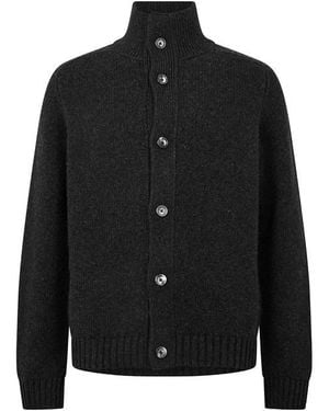 Tom Ford Tf Button Cardigan Sn64 - Black