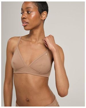 Nudea Easy Does It Bralette Organic Cotton - Brown