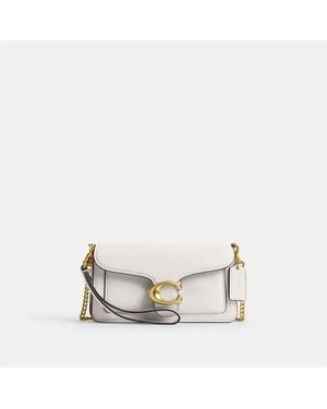 COACH Tabby Chain Shoulder Bag - White
