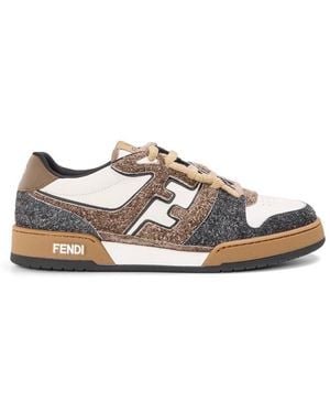 Fendi Low-Top Trainers - Brown