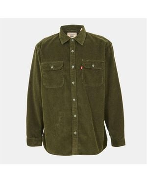 Levi's Jackson Worker Long Sleeve Denim Shirt - Green