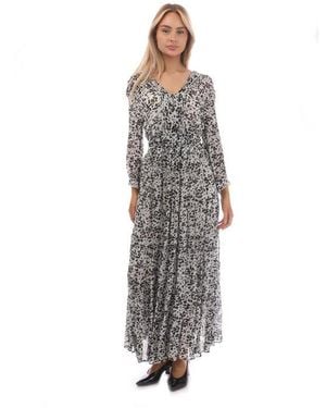 BOSS Dellima Wrap Design Dress - Grey