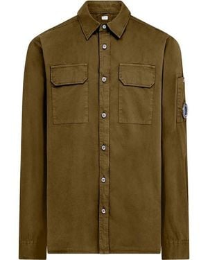 C.P. Company Long Sleeve Overshirt - Green