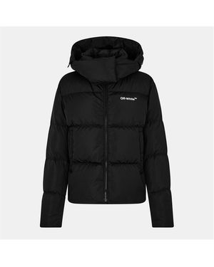 Off-White c/o Virgil Abloh Off- Short Puffer Jacket - Black