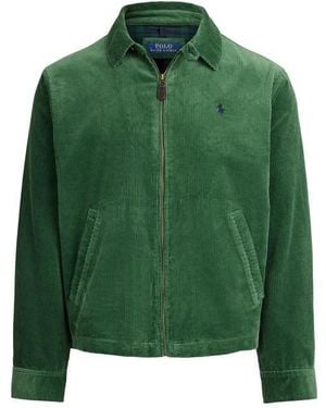 Polo Ralph Lauren Walecord Textured Weather-Resistant Windbreaker - Green