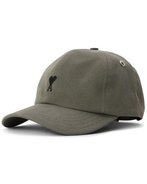 Ami Paris Adc Embroidery Cap - Green