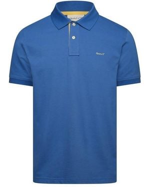 GANT Contrast Polo Sn64 - Blue