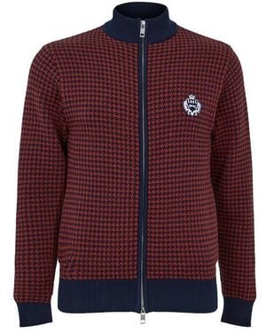 Slazenger Off-Court Off-Court Last Orders Knitted Track Top - Red