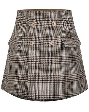 Vetements Deconstructed Mini Skirt - Grey