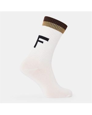 Fendi Ff Socks - White