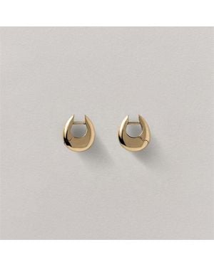 Annika Inez Annika Hinge Hoops Ld61 - Metallic