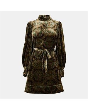 BARBOUR X FARM RIO X Farm Rio Ana Clara Mini Dress - Green
