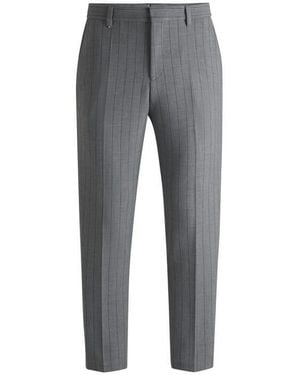 BOSS C-Perin-251 Slim Fit Trousers - Grey