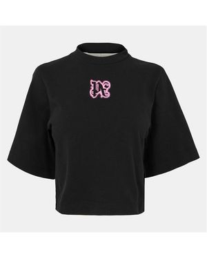 Palm Angels Oversized T-Shirt - Black