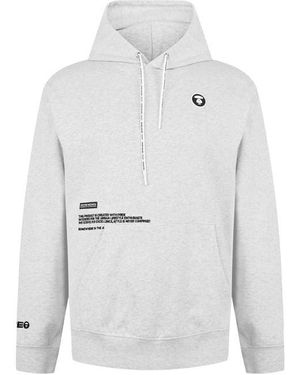 Aape Moon Face Hoodie - White