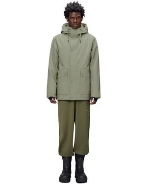 Rains Nome Waterproof Insulated Hooded Parka - Green